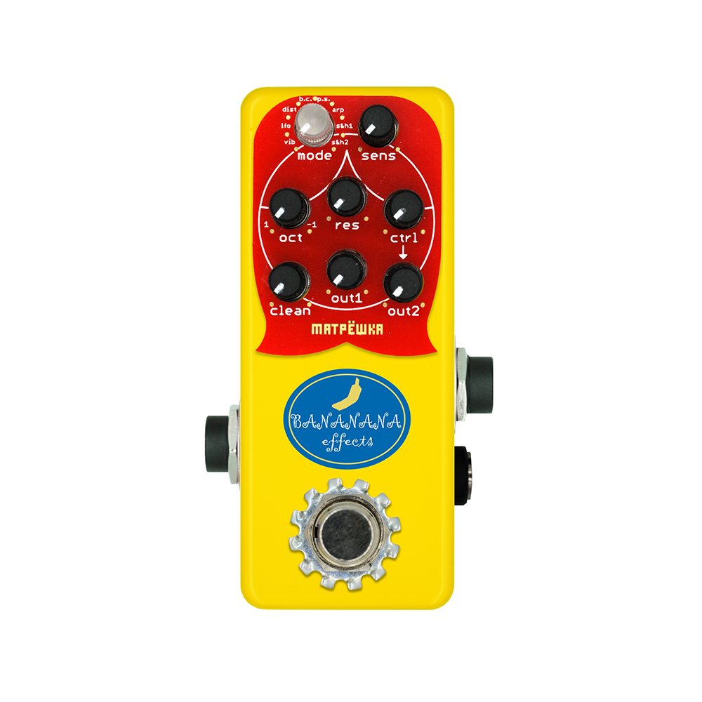 Bananana Effects Matryoshka Bass Synthesizer Pedal