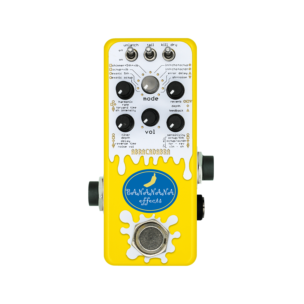Bananana Effects Abracadabra Shimmer Reverb Pedal