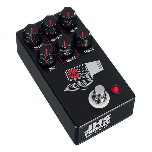 JHS Pedals Hard Drive Modern Distortion Pedal (Black)