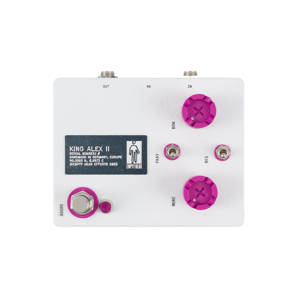 Empty Head Effects King Alex II Obliteration Distortion Pedal