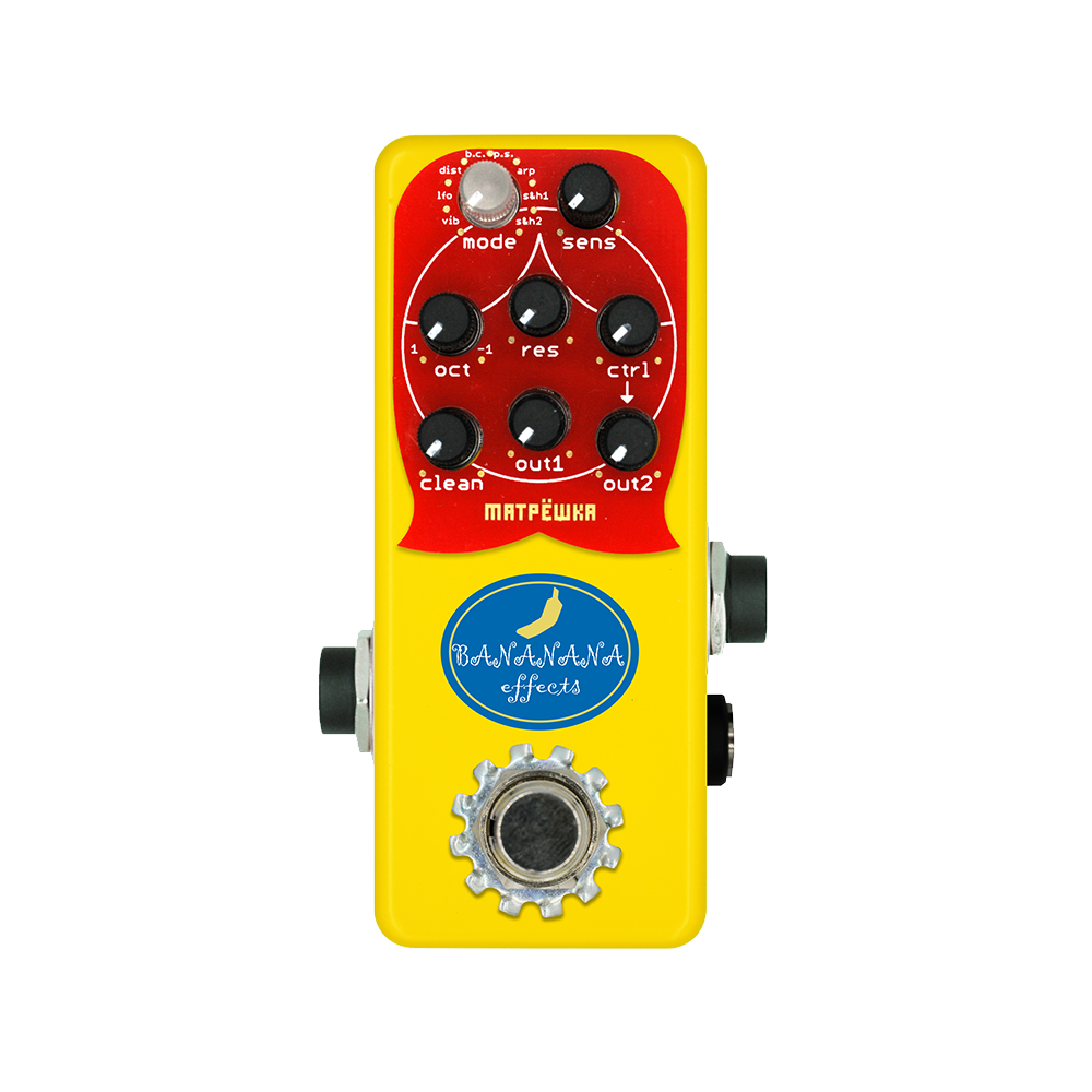 Bananana Effects Matryoshka Bass Synthesizer Pedal