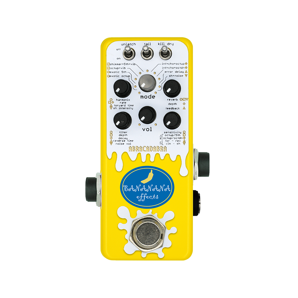Bananana Effects Abracadabra Shimmer Reverb Pedal
