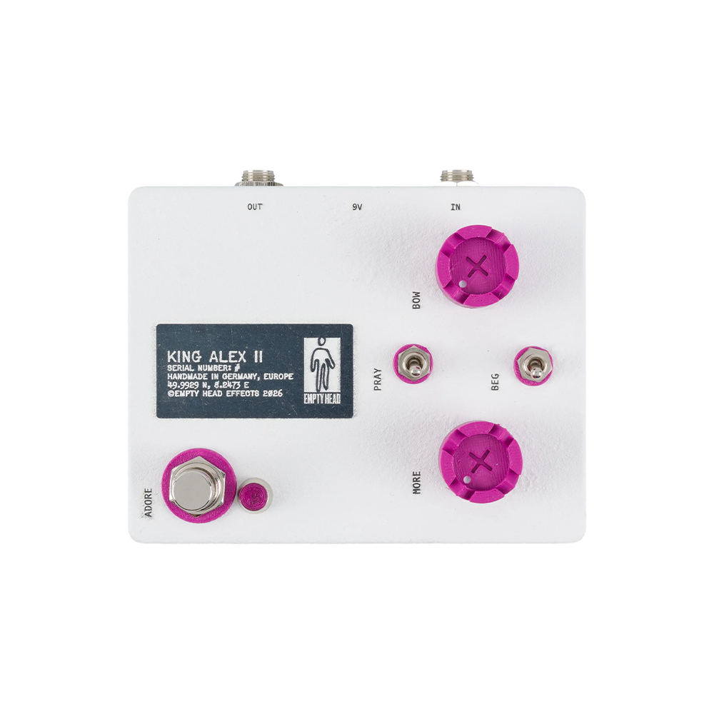 Empty Head Effects King Alex II Obliteration Distortion Pedal