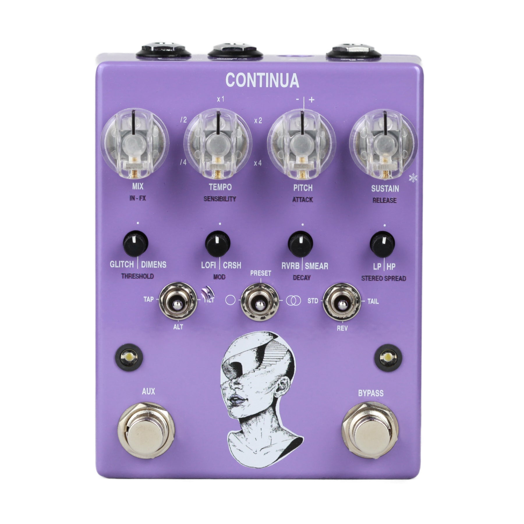 AC NOISES CONTINUA STEREO DYNAMIC SAMPLER & MULTI-EFFECT PEDAL