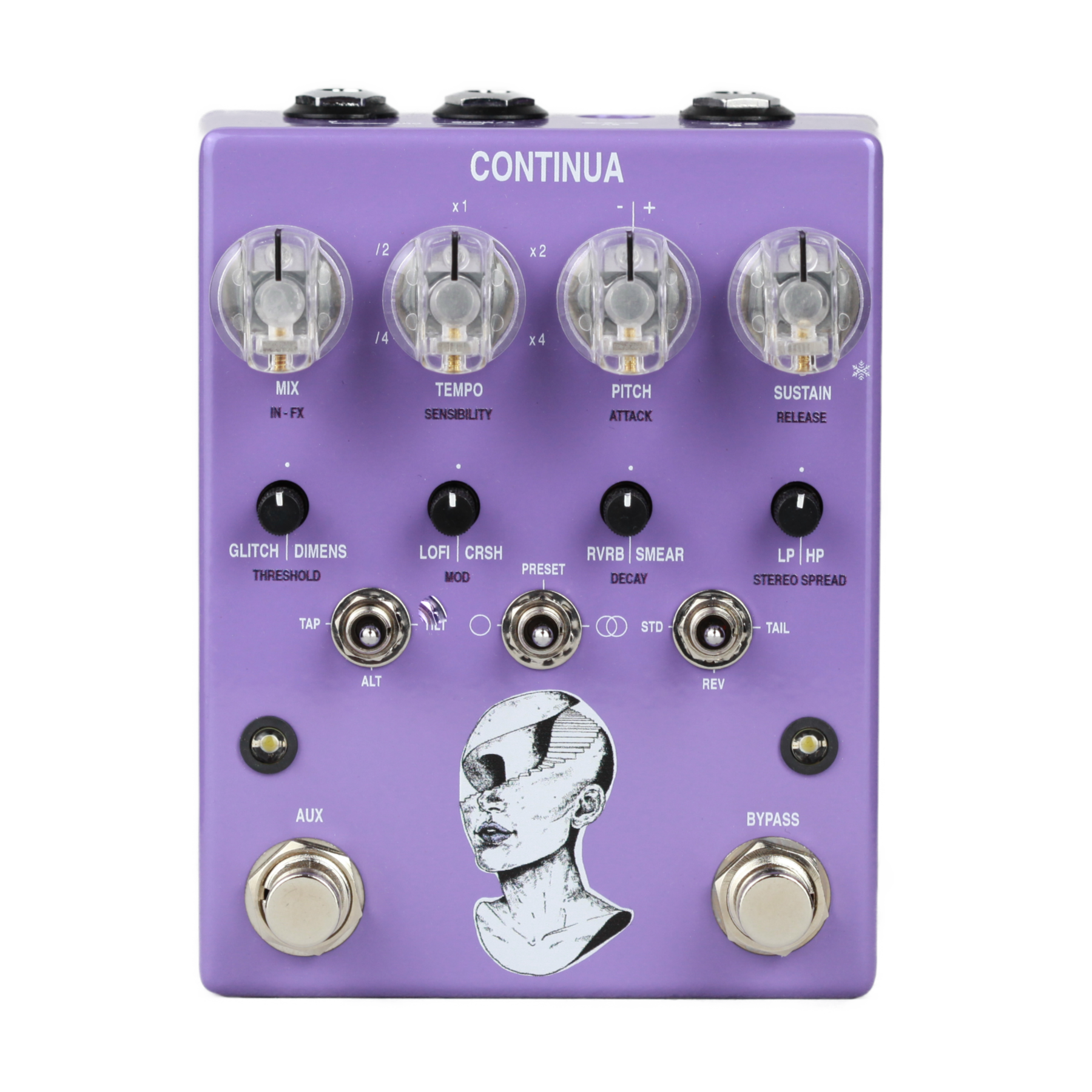 AC NOISES CONTINUA STEREO DYNAMIC SAMPLER & MULTI-EFFECT PEDAL