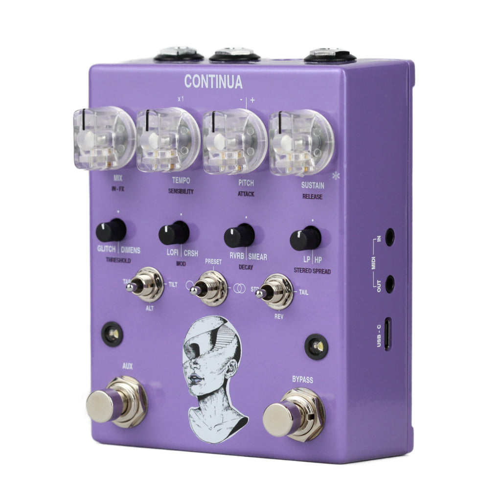 AC NOISES CONTINUA STEREO DYNAMIC SAMPLER & MULTI-EFFECT PEDAL