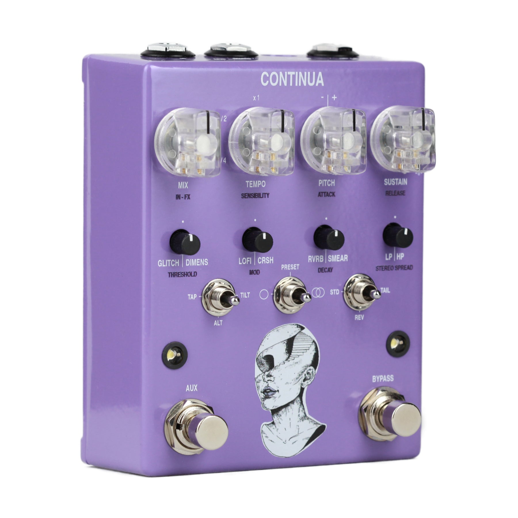 AC NOISES CONTINUA STEREO DYNAMIC SAMPLER & MULTI-EFFECT PEDAL