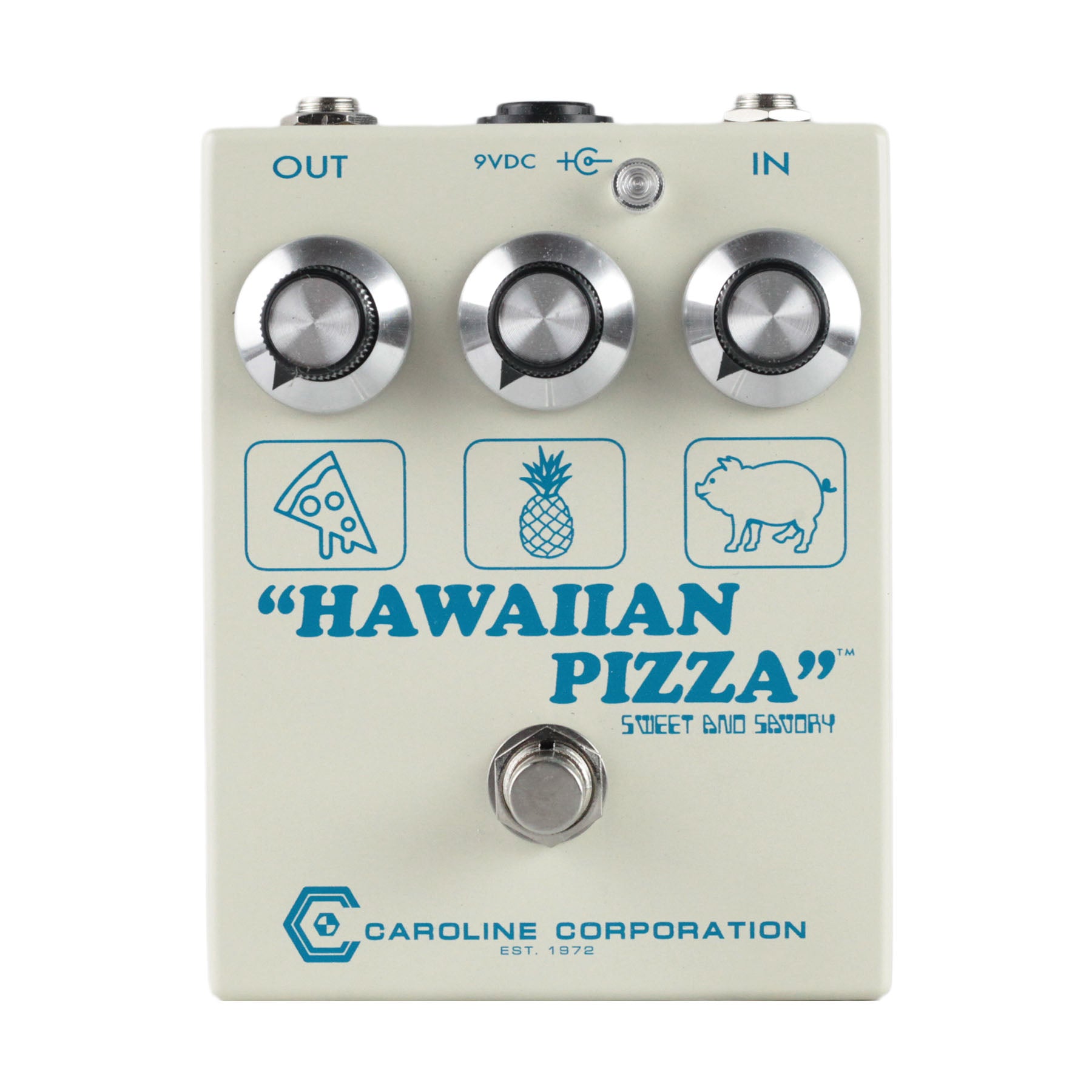 Caroline Guitar Company Hawaiian Pizza Fuzz Pedal