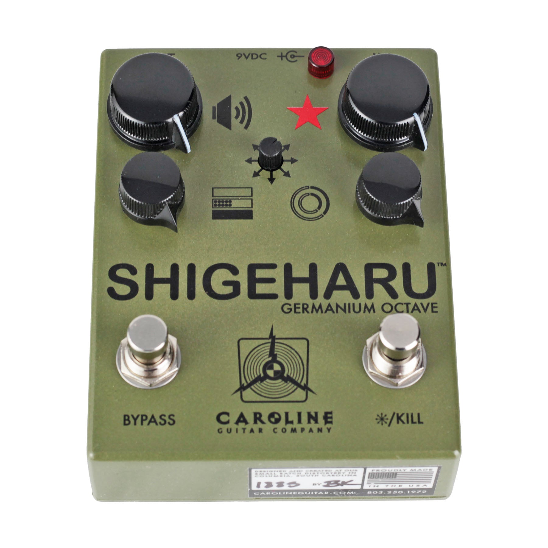 Caroline Guitar Company Shigeharu Germanium Fuzz *Military Green*