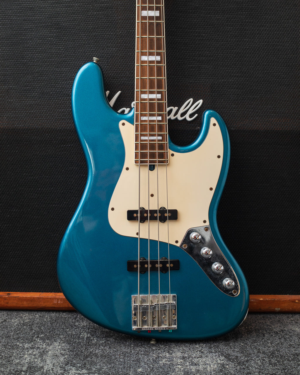 Moon JB-4 Active LPB/R Bass - Lake Placid Blue (Early 2000's)