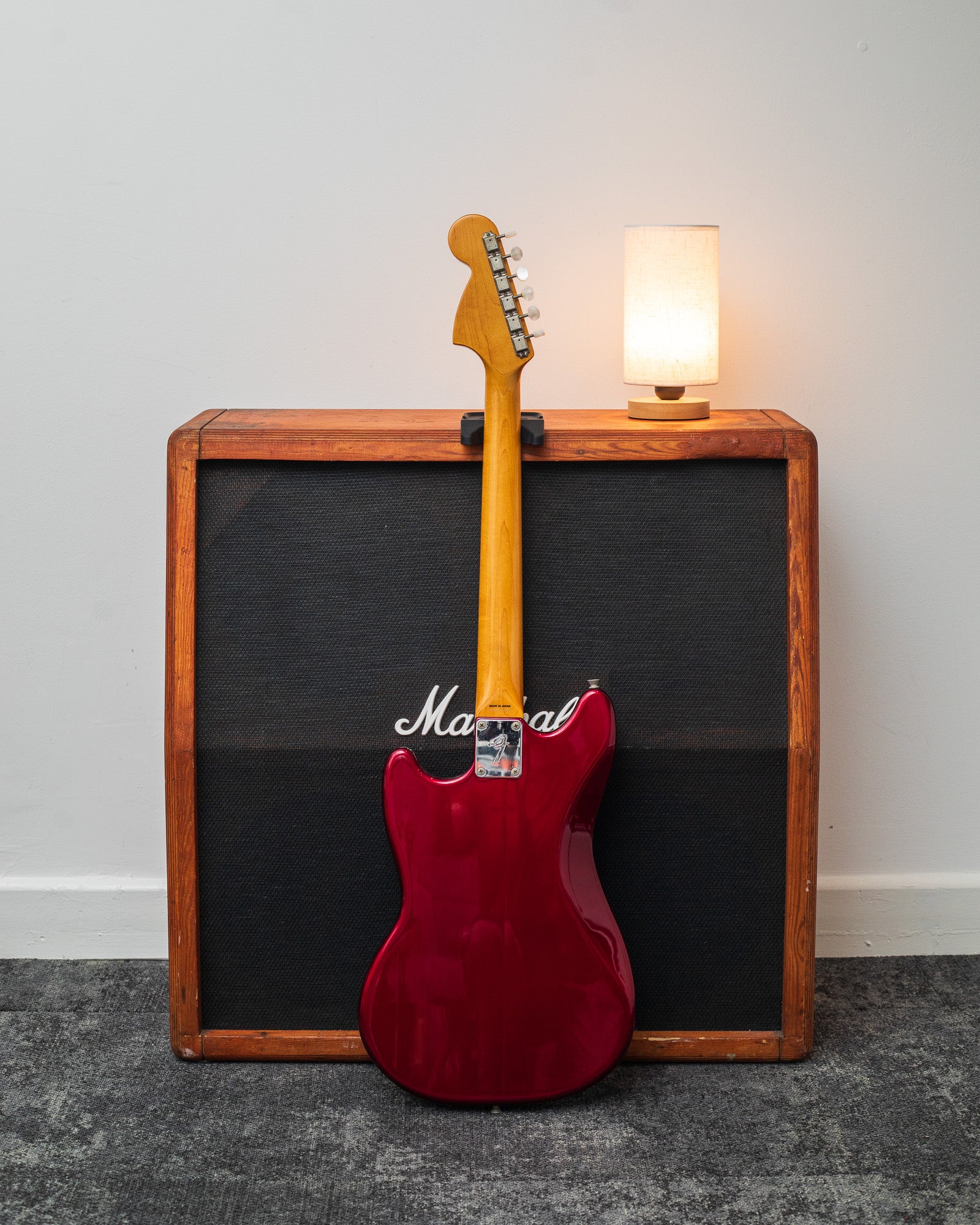 Fender Japan MG69 Mustang - Old Candy Apple Red w/Matching Headstock