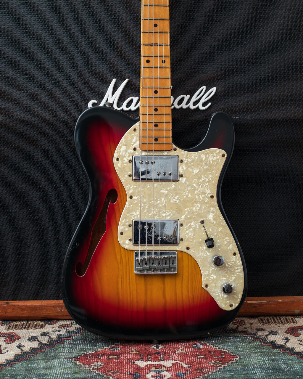 Fender Thinline Telecaster 72 Reissue - 3-Tone Sunburst (1996)