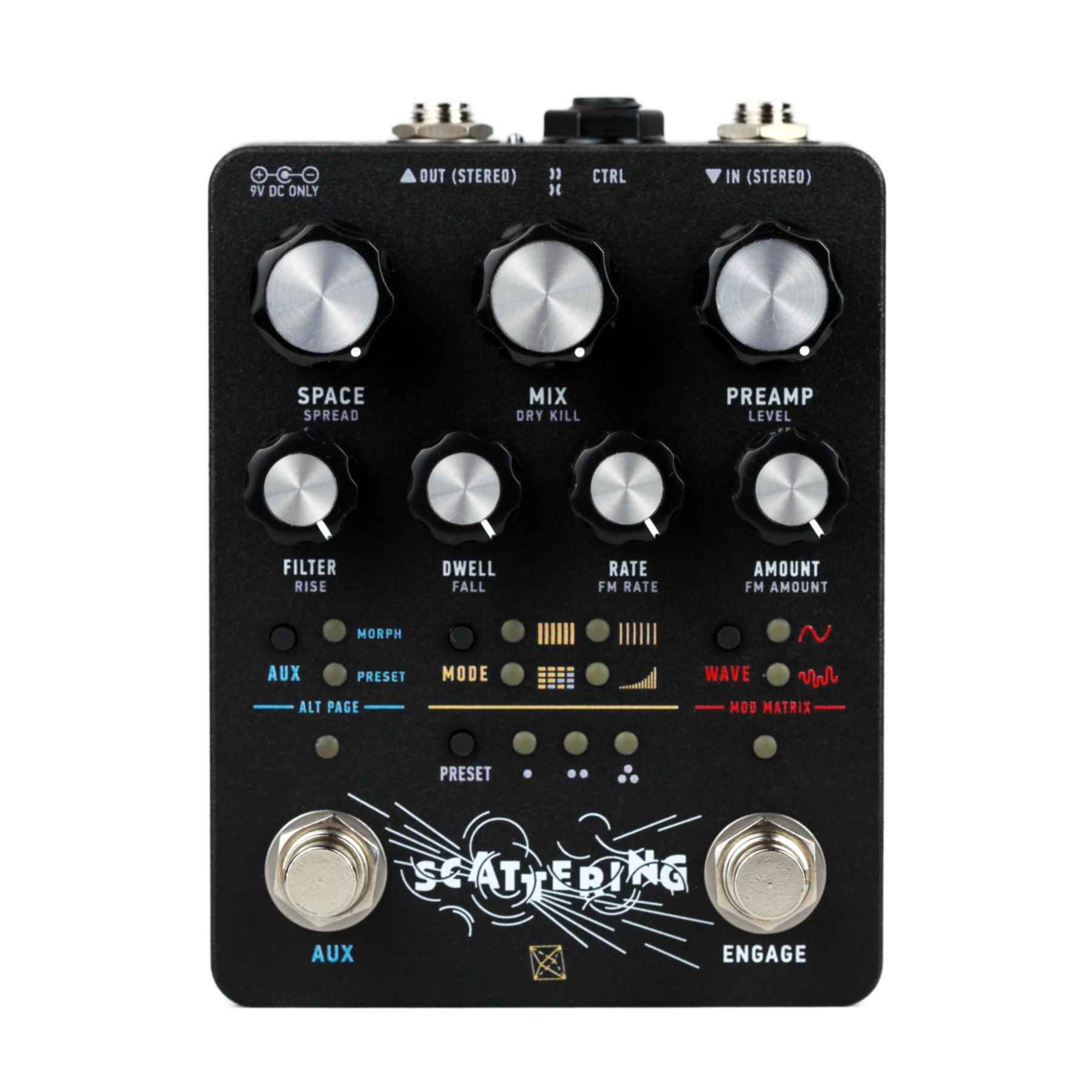 Electronic Audio Experiments Scattering Stereo Reverb Pedal