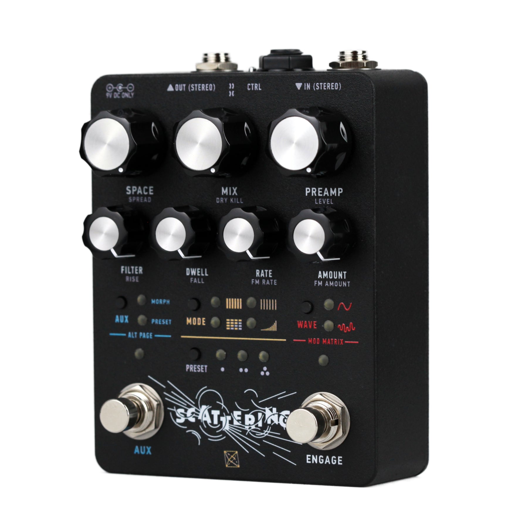 Electronic Audio Experiments Scattering Stereo Reverb Pedal