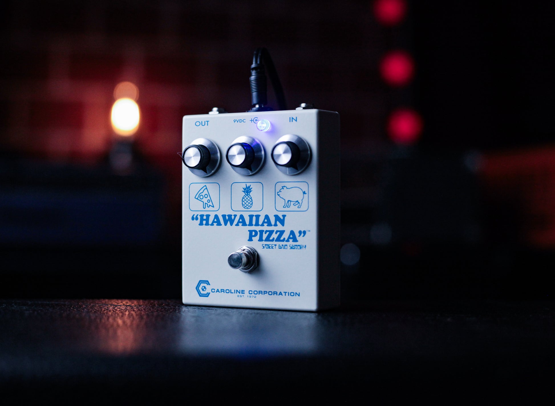 Caroline Guitar Company Hawaiian Pizza Fuzz Pedal