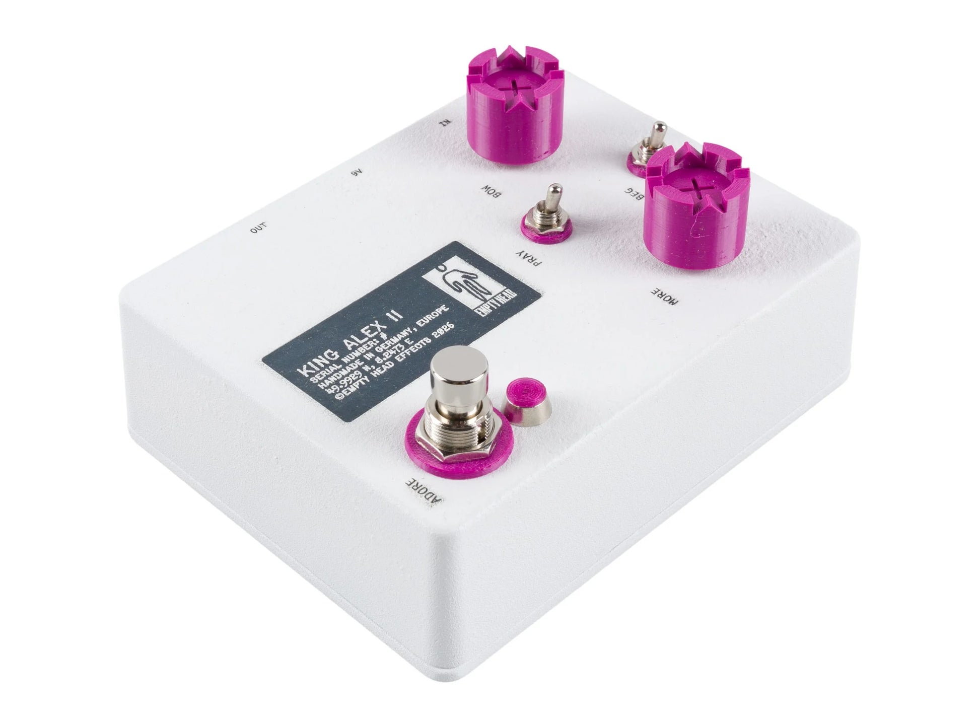 Empty Head Effects King Alex II Obliteration Distortion Pedal