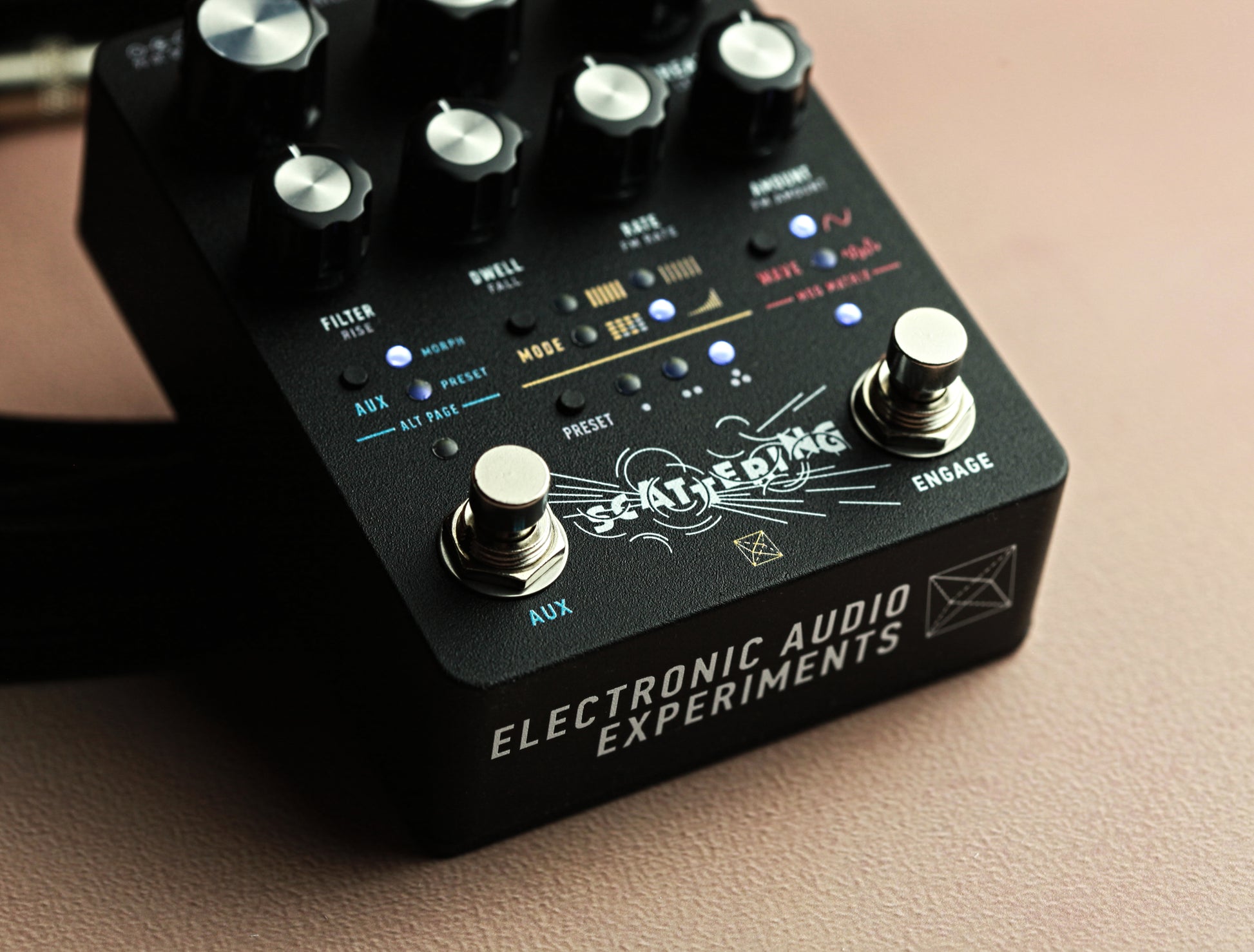 Electronic Audio Experiments Scattering Stereo Reverb Pedal