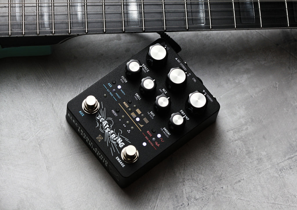 Electronic Audio Experiments Scattering Stereo Reverb Pedal