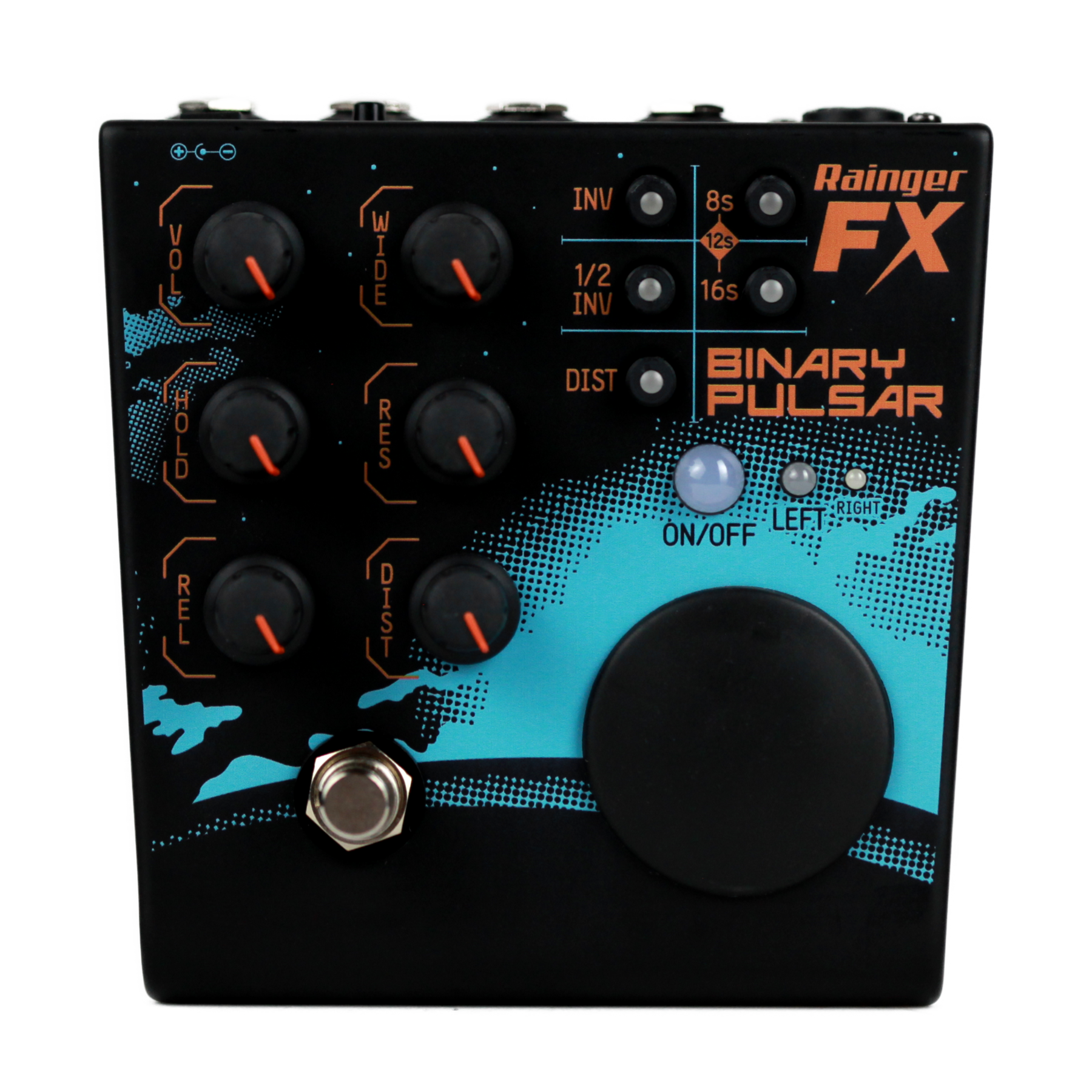 Rainger FX Binary Pulsar - Stereo Sidechainer / Panner / Tremolo Pedal
