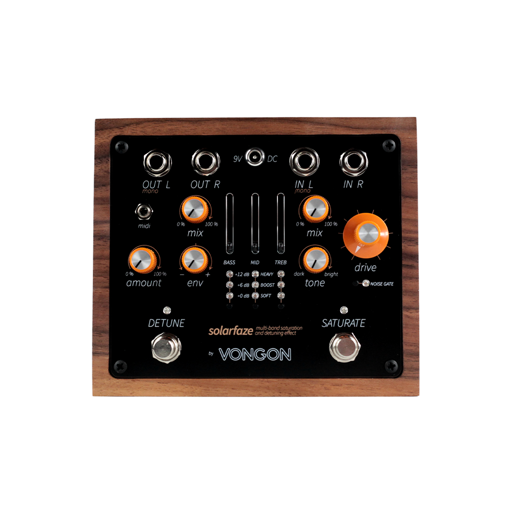 Vongon Solarfaze Multi-Band Saturation + Detuning Pedal