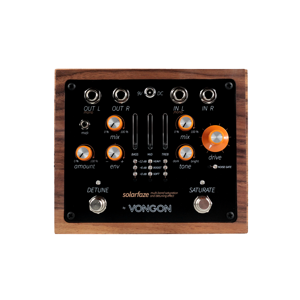 Vongon Solarfaze Multi-Band Saturation + Detuning Pedal